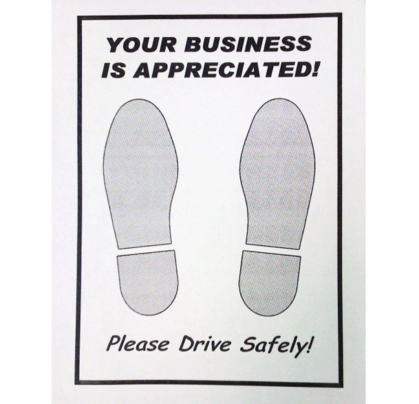 Plain Paper Floor Mats